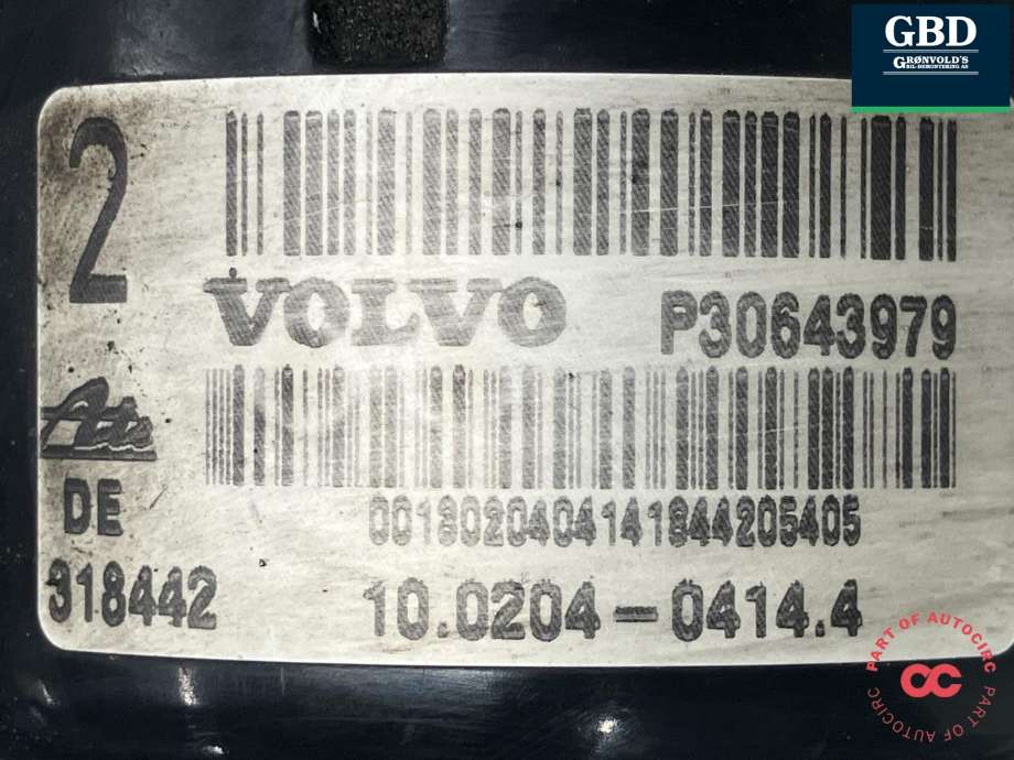 ABS sentral til Volvo XC90 2002-2006 (Type I, Fase 1) (ATE|30793489|30643979|30643982)