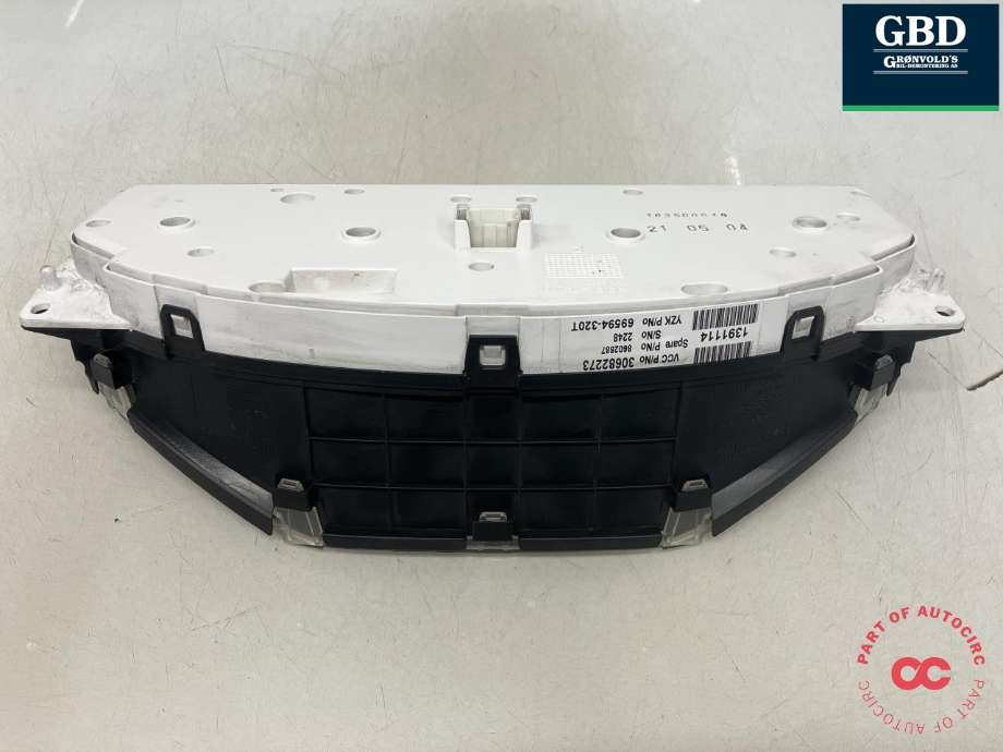 Instrumentpanel til Volvo XC90 2002-2006 (Type I, Fase 1) (36050529|30682273|8602887)