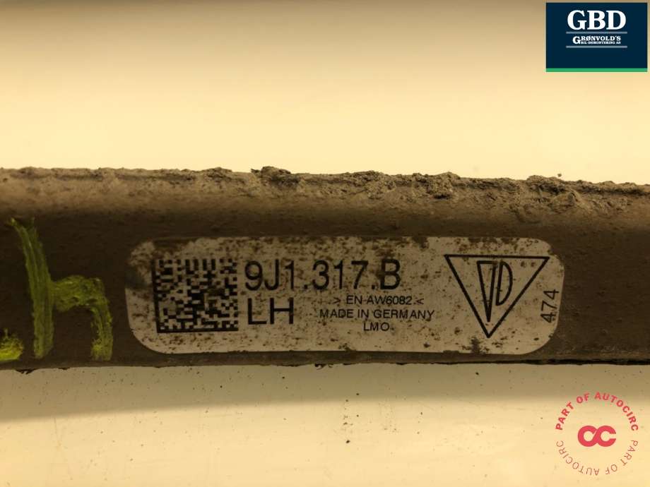 Lenkearm til Audi e-tron GT 2021-->> (9J1 411 317 C|9J1 411 317 B|9J1 317 B)