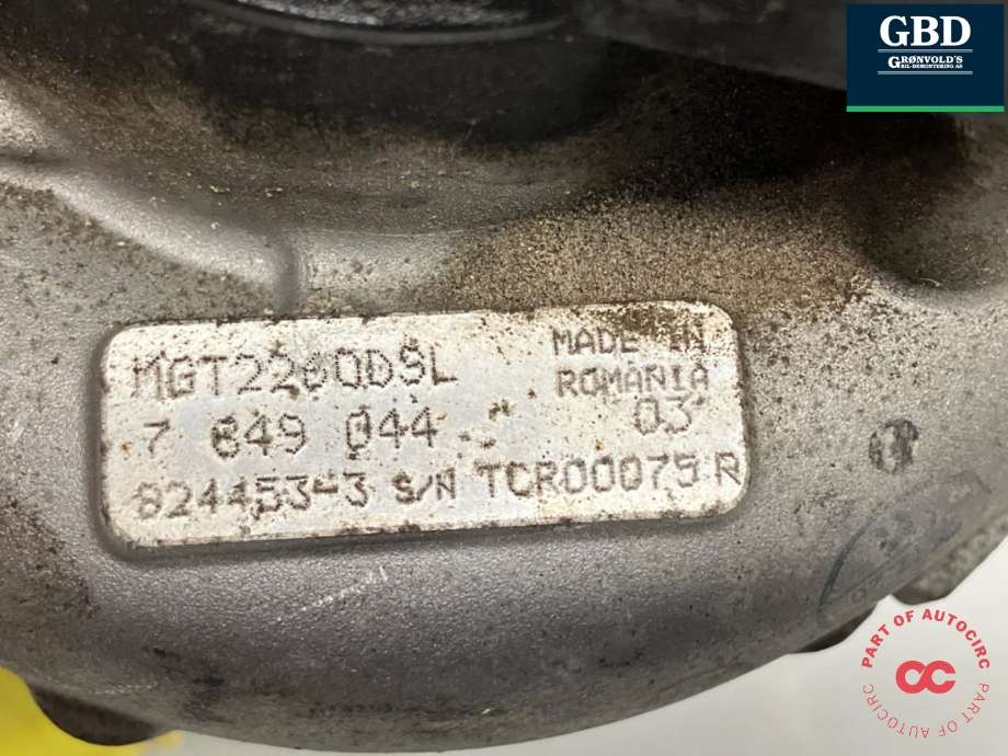 Turbo til BMW X5 2013-2018 (F15) (F15) (11 65 7 887 118|11 65 7 849 044|MGT2260DSL| 7 649 044)