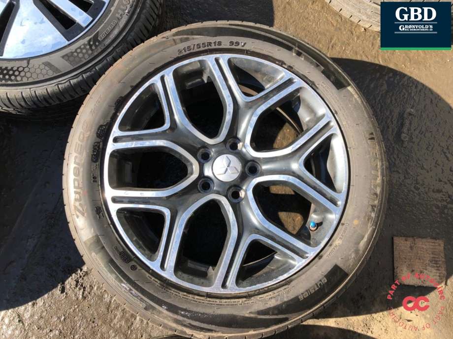 Hjulsett aluminium sommer til Mitsubishi Outlander 2015-->> (Type III, Fase 2)  (215/55R18 18X7J ET38|WESTLAKE ZUPERECO|ÅR0322 4|5MM)