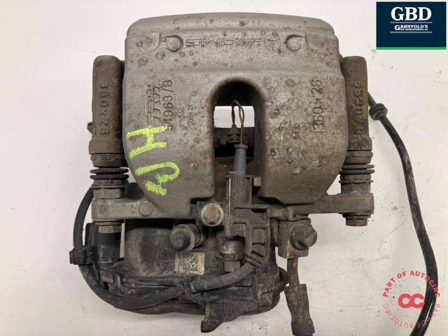 Bremsecaliper høyre bak, elektrisk til Mercedes EQC 2019-->> (A 000 423 76 00|A 000 423 76 00 80|A 000 906 10 04)