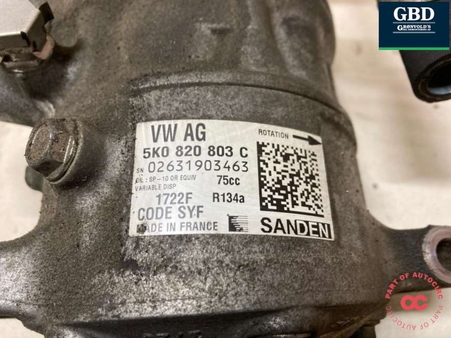 Audi A1, 2014-2018 (Type I, Fase 2) (5K0 820 803 K|5K0 820 803 C)