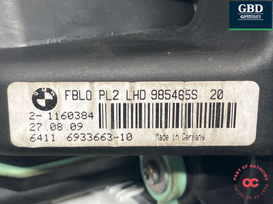 BMW X1, 2009-2015 (E84) (64 11 9 227 670)