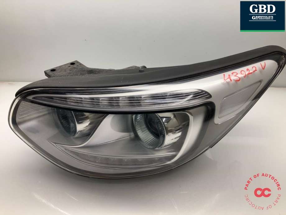 Frontlykt venstre halogen til Kia Soul, 2014-2019 (Type II) (92101E 40101D)