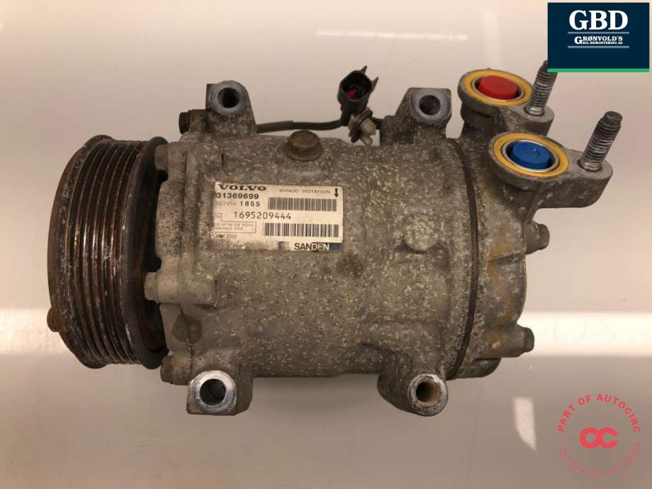 Aircondition kompressor til Volvo V70 2014-2016 (Type III, Fase 2) (36002867|)