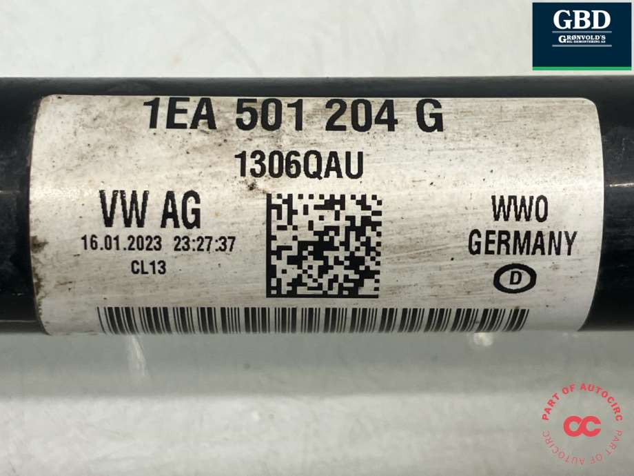 VW ID.3, 2020- (1EA 501 202 E|1EA 501 204 G)