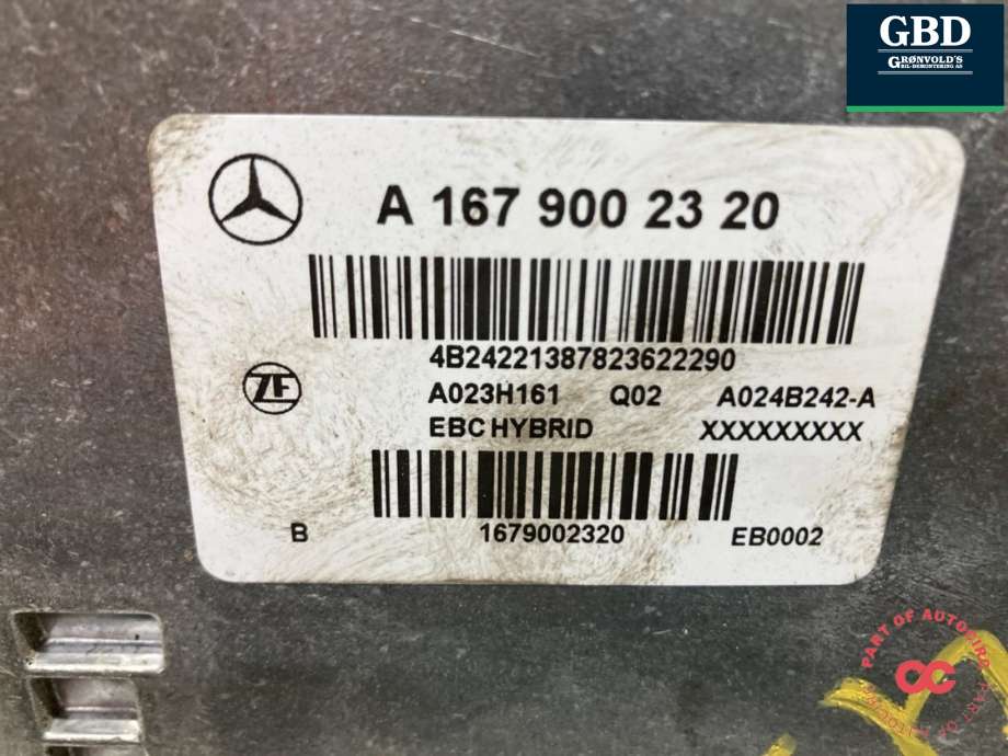 ABS sentral til Mercedes GLE 2019-->> (W167) (W167) (A 167 900 05 18|A 167 900 05 18 80|A 167 900 23 20)
