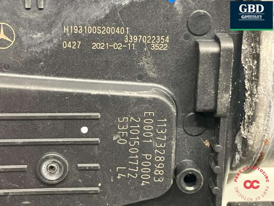 Viskermotor frontrute komplett m/overføring til Mercedes EQC 2019-->>  (A 253 820 07 01|A 253 820 97 00|)