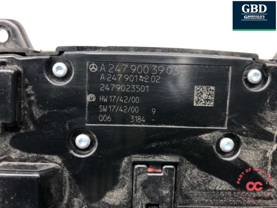Mercedes GLE, 2019- (W167) (A 247 900 39 03)