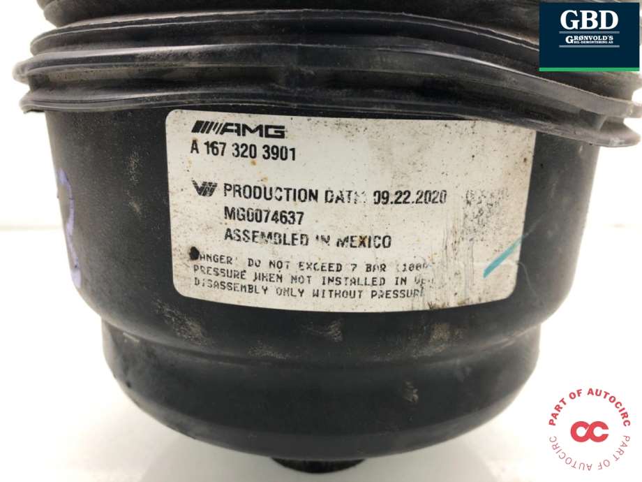 Mercedes GLE, 2019- (W167) (A 167 320 39 01)