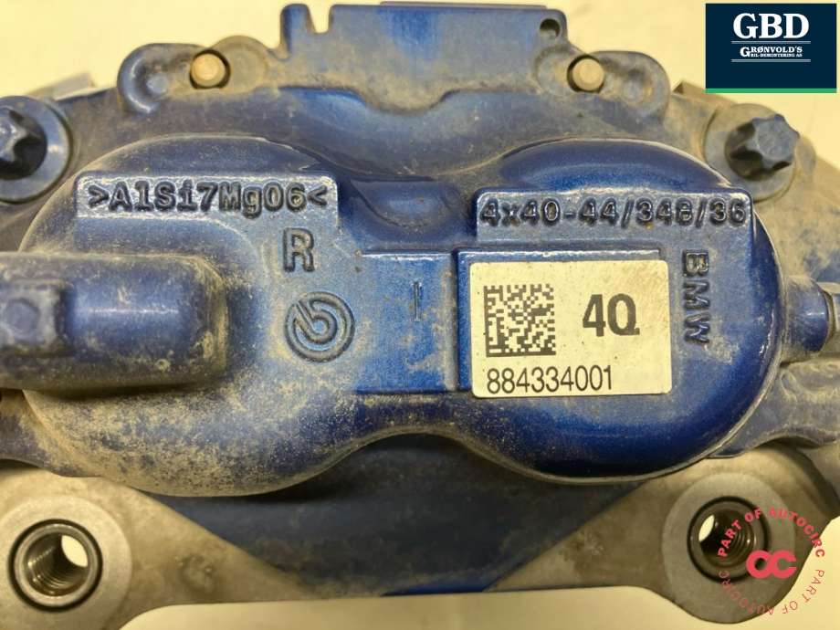 Bremsecaliper høyre foran til BMW i4 2021-->> (G26) (G26) (34 10 8 844 342|884334001|)