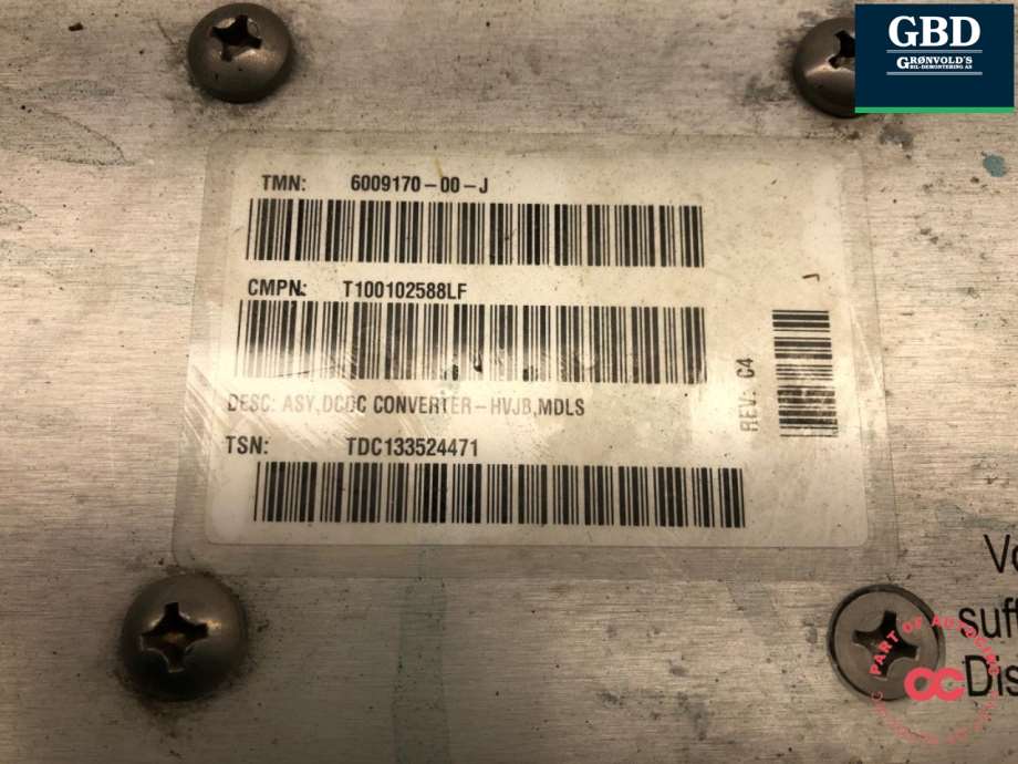 Tesla Model S, 2013-2016 (Fase 1) (6009170-00-J)