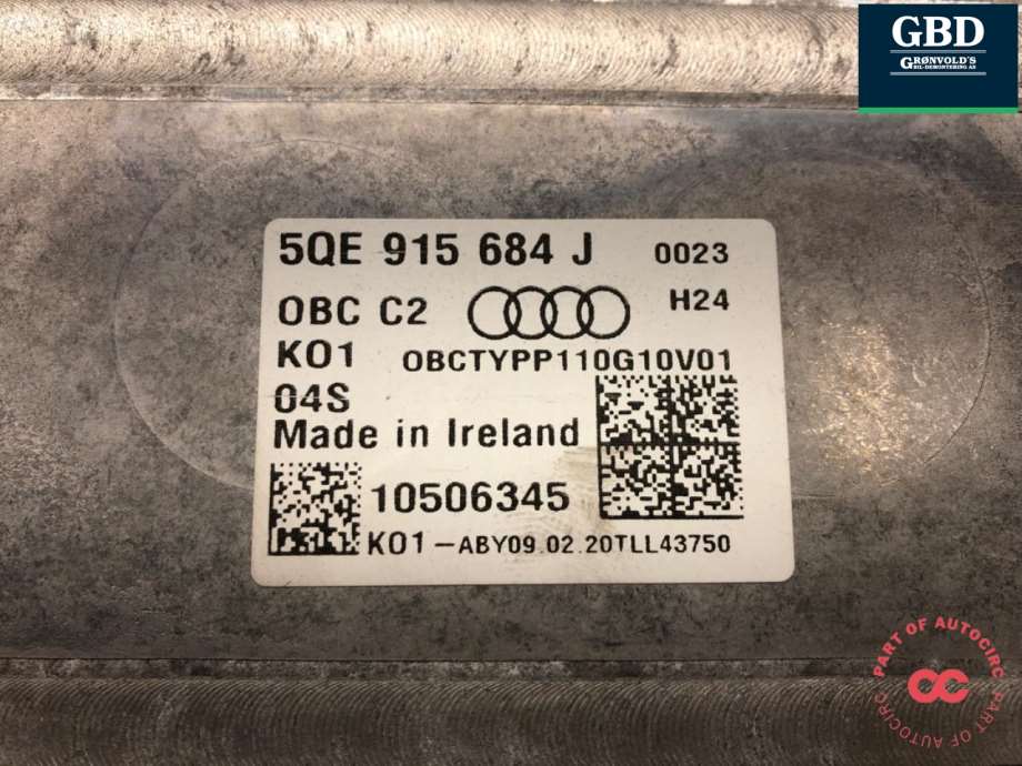 Audi e-tron, 2018- (5QE 915 684 J)