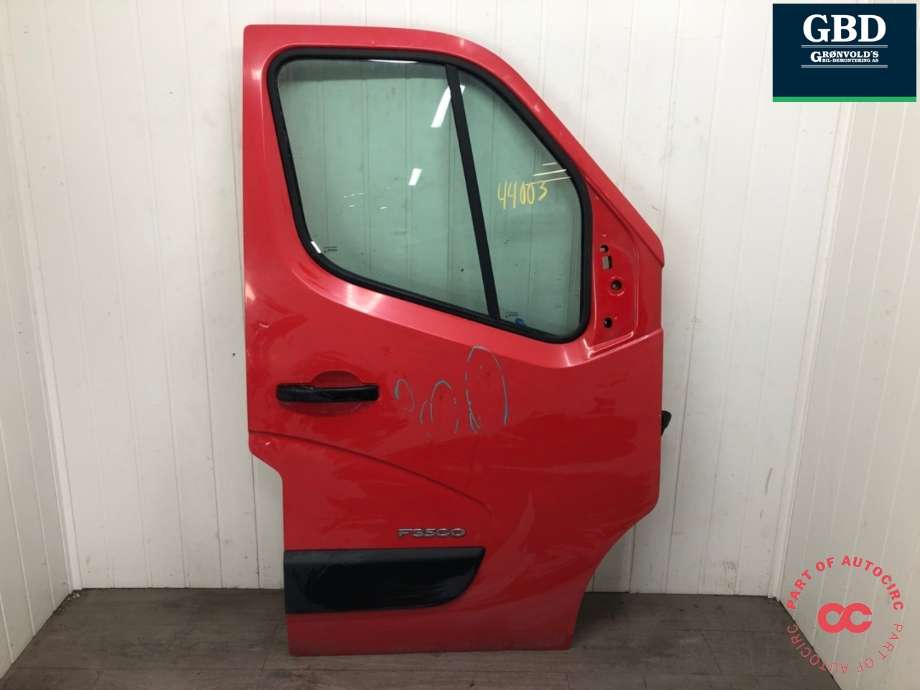 Dør høyre foran til Renault Master, 2010-2013 (Type III, Fase 1) (801001658R)