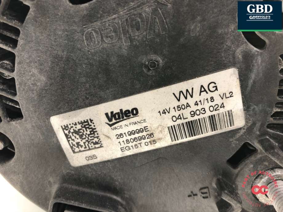 Audi A4, 2015-2019 (Type V, Fase 1) (B9) (04L 903 024|04L 903 024  X)
