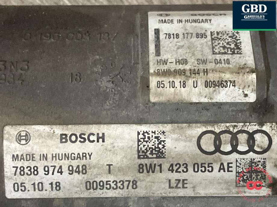 Audi A4, 2015-2019 (Type V, Fase 1) (B9) (8W1 423 055 AJ|8W1 423 055 AE)
