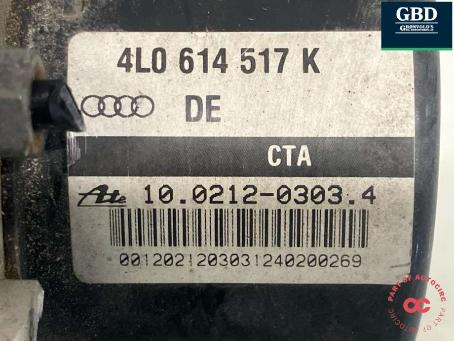 Audi Q7, 2010-2015 (Type I, Fase 2) (4L0 614 517 K  BEF|10.0212-0303.4)