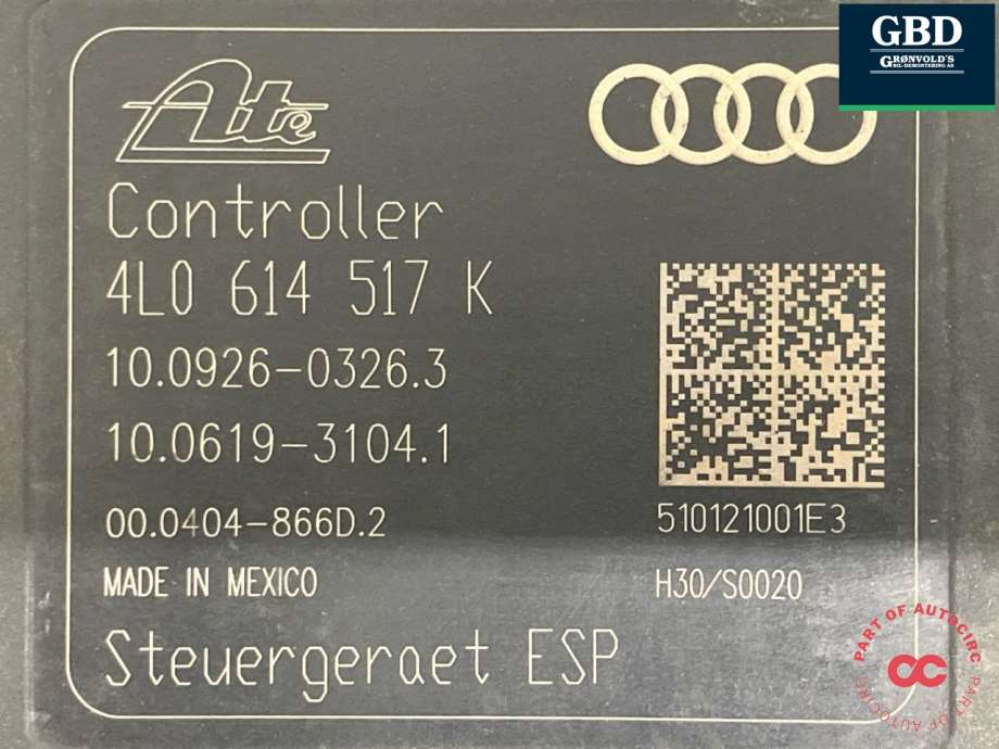 Audi Q7, 2010-2015 (Type I, Fase 2) (4L0 614 517 K  BEF|10.0212-0303.4)