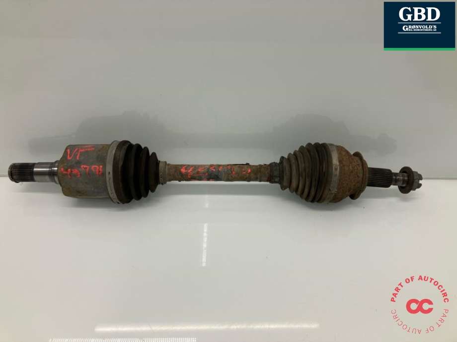 Drivaksel venstre foran, diesel/automat til Mazda 6, 2013-2015 (Type III, Fase 1) (FTB4-25-60XA)