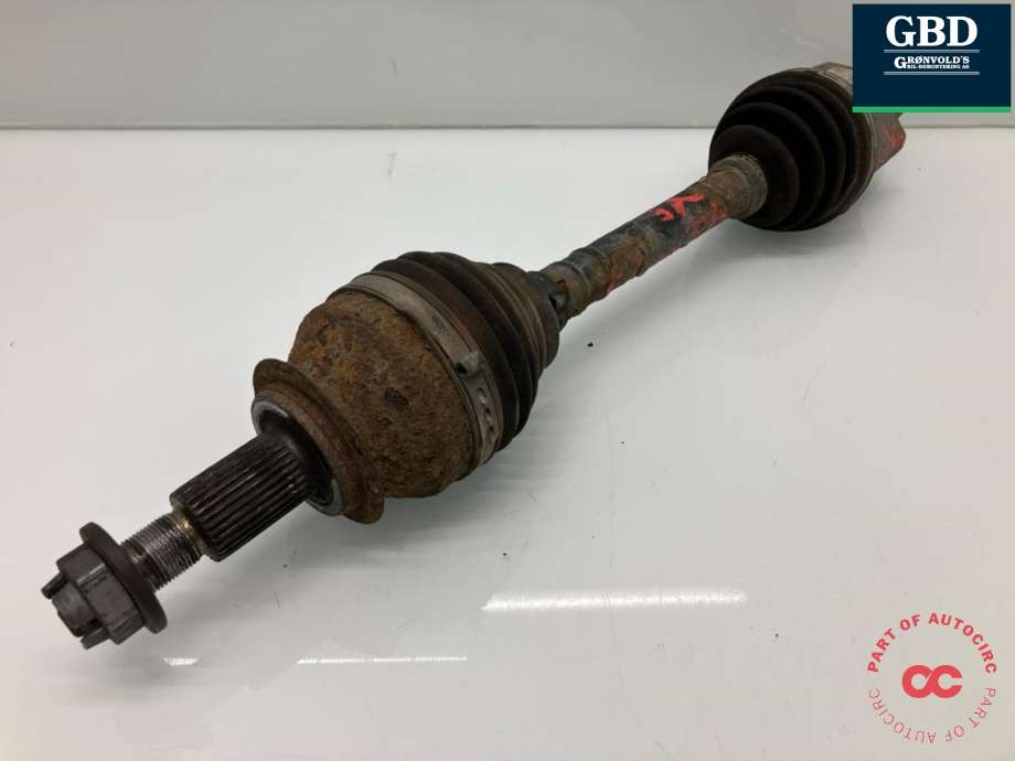 Drivaksel venstre foran, diesel/automat til Mazda 6 2013-2015 (Type III, Fase 1) (FTB4-25-60XA|)
