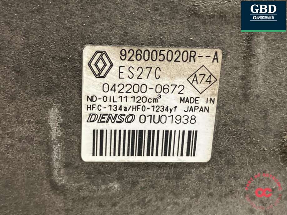 Renault Zoe, 2013-2019 (Fase 1) (926008525R|926001212R|926005020R)