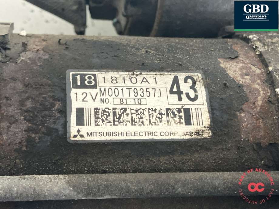 Mitsubishi Outlander, 2007-2010 (Type II, Fase 1) (1810A062|1810A143)