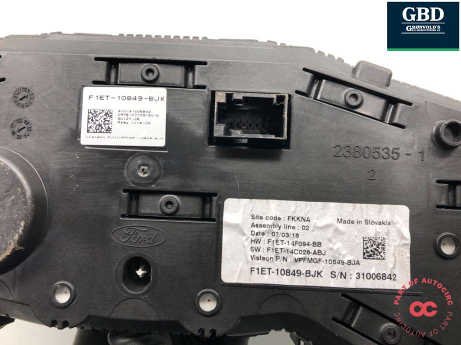 Ford Focus, 2014-2018 (Type III, Fase 2) (2303634|FIET-10849-BJX)