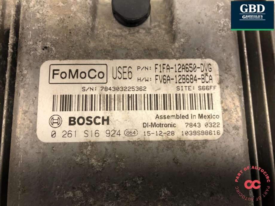 Ford Focus, 2014-2018 (Type III, Fase 2) (1919615|RMFV6A-12A650-CA)