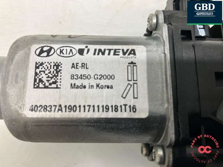 Hyundai Ioniq Electric, 2016-2019 (Fase 1) (83450G 2000|83450-G2000)