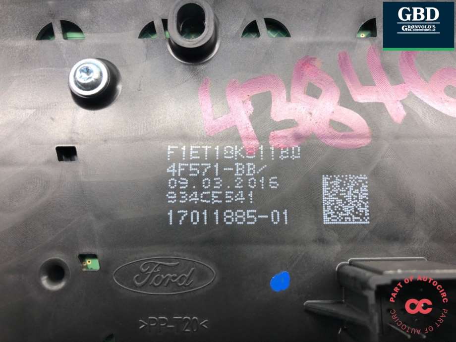 Ford Focus, 2014-2018 (Type III, Fase 2) (F1ET18K811BD)