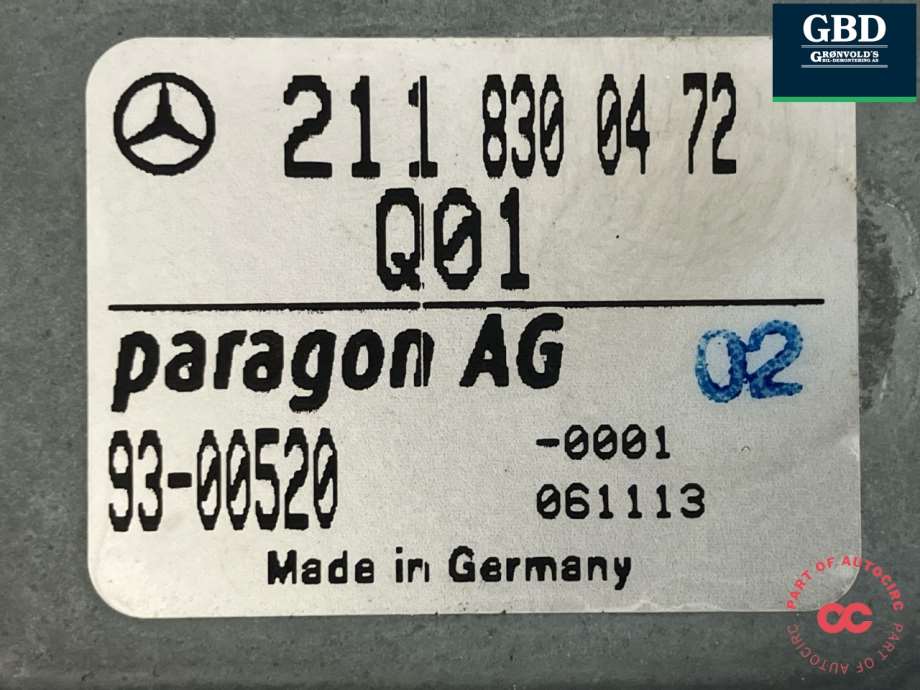 Mercedes S-Klasse, 2005-2013 (W221) (A 211 830 04 72|93-00520)