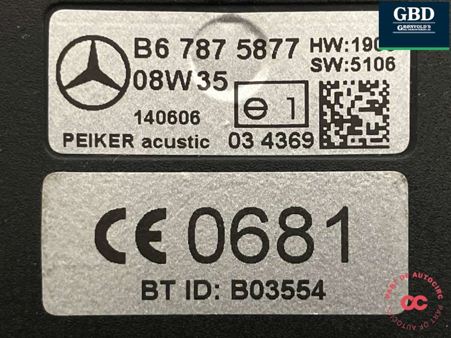 Mercedes S-Klasse, 2005-2013 (W221) (B6 787 5877)