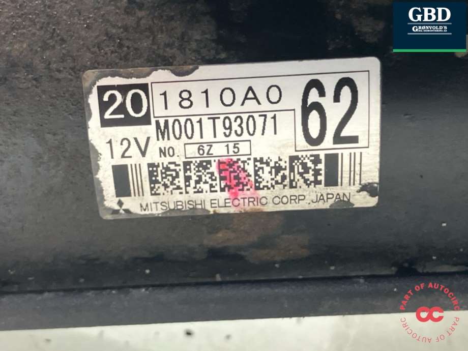 Mitsubishi Outlander, 2007-2010 (Type II, Fase 1) (1810A062)