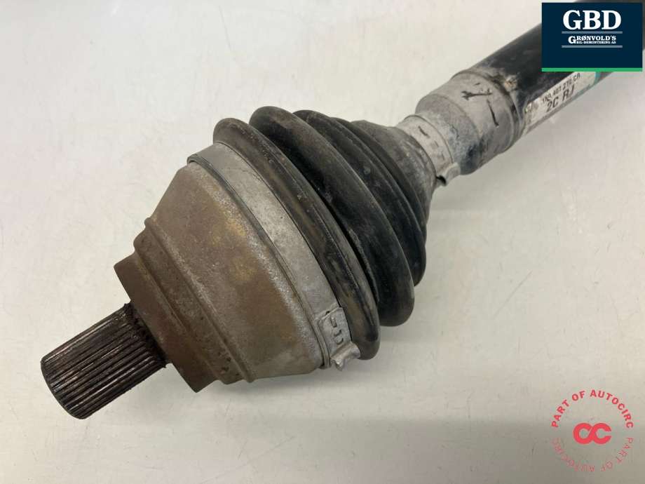 Drivaksel høyre foran, diesel/manuell til Škoda Octavia 2005-2008 (Type II, Fase 1) (1K0 407 272 CR|1K0 407 452 TX|)