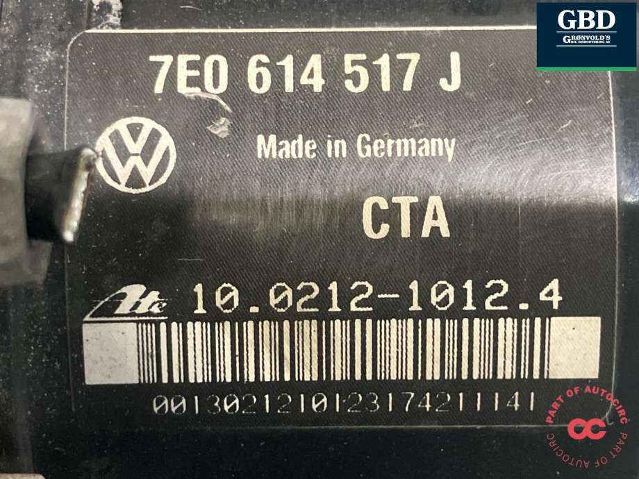 ABS sentral til VW Transporter / Caravelle 2015-2019 (T6) (T6) (7E0 614 517 J|7E0 614 517 J BEF|7E0 907 379 L)