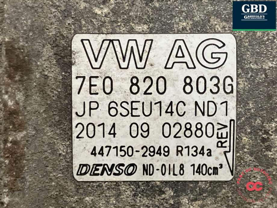 VW Transporter / Caravelle, 2015-2019 (T6) (7E0 820 803 G|447150-2949)