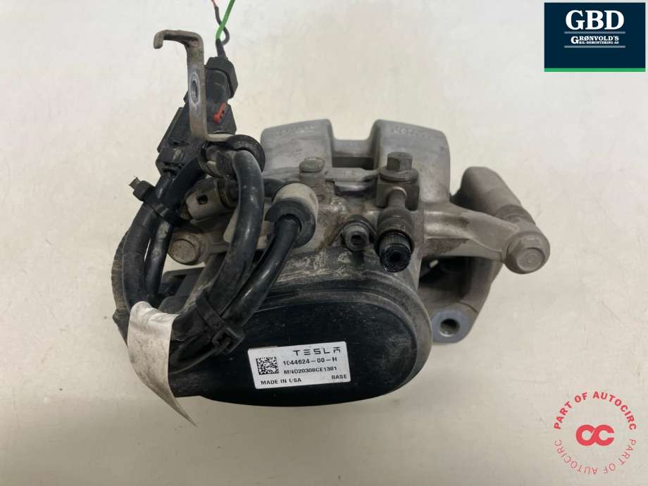 Bremsecaliper høyre bak, elektrisk til Tesla Model 3 2018-2023 (Fase 1)  (1044624-00-H|1044624-00-G|1044624-97-F)