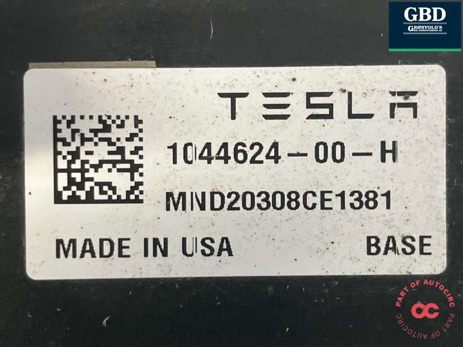 Bremsecaliper høyre bak, elektrisk til Tesla Model 3 2018-2023 (Fase 1)  (1044624-00-H|1044624-00-G|1044624-97-F)