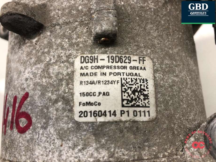 Ford Edge, 2016-2019 (2480053|DG9H-19D629-FG)