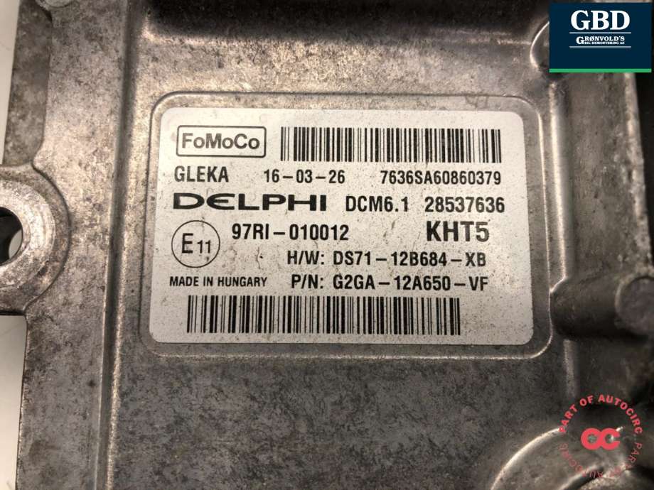 Styreenhet motor til Ford Edge 2016-2019  (2037011|RMDS71-12A650-XC|)