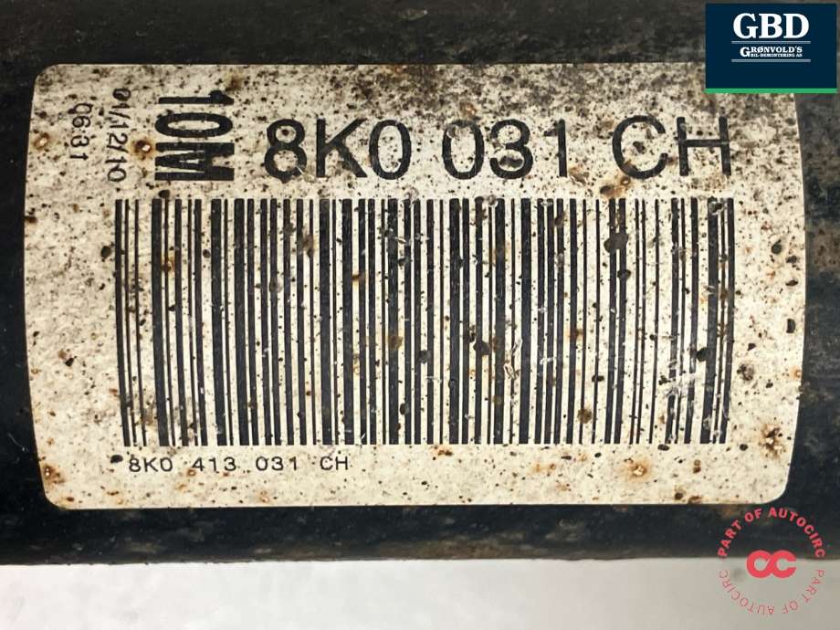 Fjærbein venstre foran til Audi A4 2007-2014 (Type IV) (B8) (B8) (8K0 413 031 CH|)