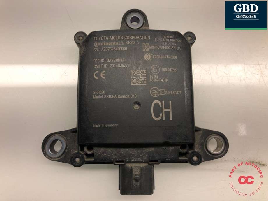 Sensor blindsone til Toyota C-HR, 2016-->>  (88162F4011)