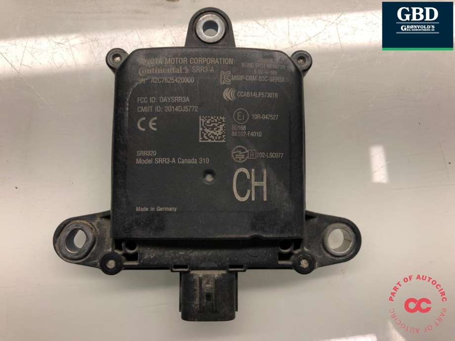 Sensor blindsone til Toyota C-HR, 2016-->>  (88162F4011)