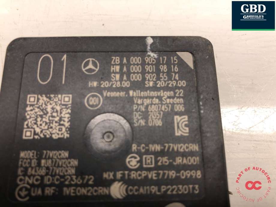 Mercedes C-Klasse, 2021- (W206) (A0009051715)