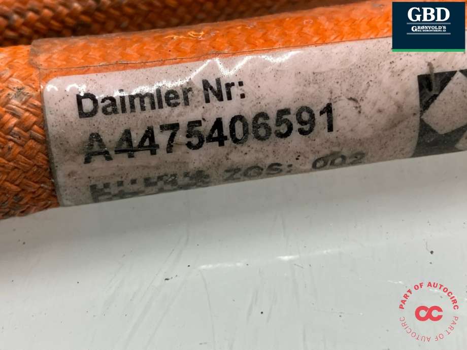 Kabel høy volt (HV) elbil til Mercedes EQV 2020-->> (W447) (W447) (A 447 540 65 91|)