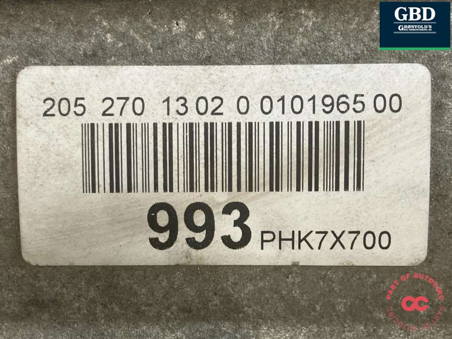 Girkasse automat til Mercedes GLC 2015-2022 (X253) (X253) (A 205 270 13 02|A 205 270 13 02 80)