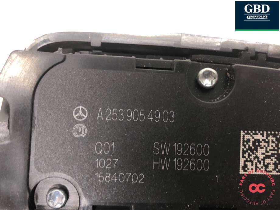 Bilstereo navigasjon betjeningspanel til Mercedes GLC 2015-2022 (X253) (X253) (A 253 900 00 08|A 253 900 24 07|A 253 905 49 03 | A 253 905 58 03)
