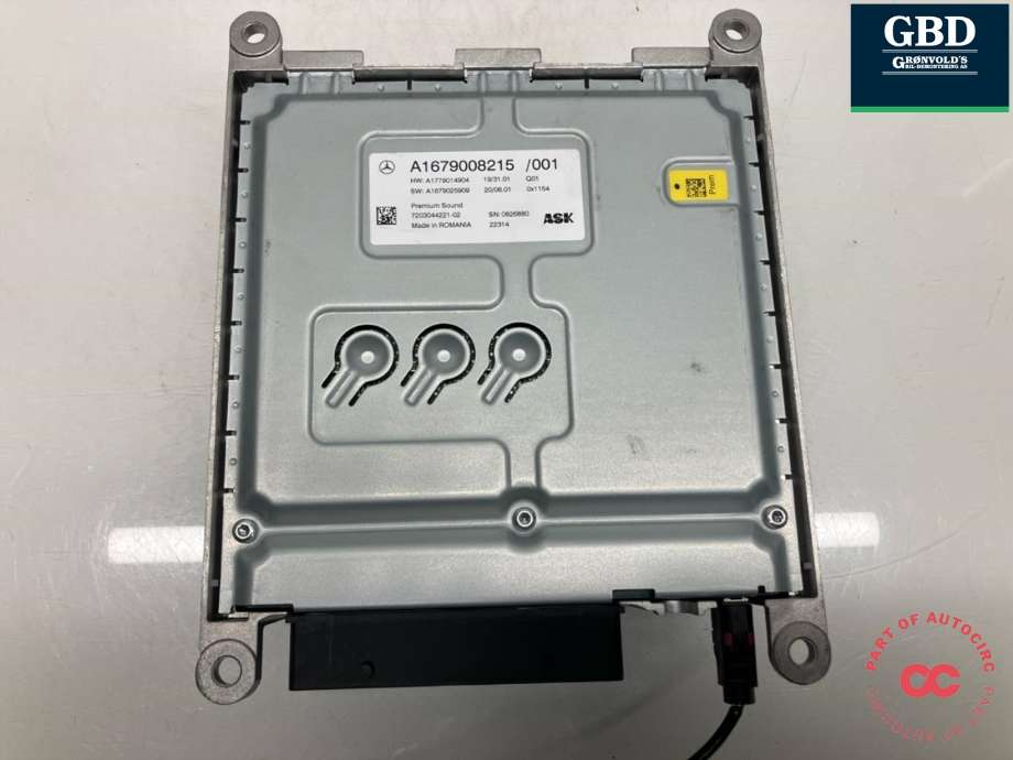 Bilstereo forsterker til Mercedes GLE 2019-->> (W167) (W167) (A 167 900 82 15|)
