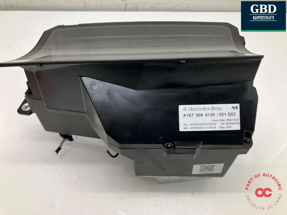 Instrument head-up display (HUD) til Mercedes GLE 2019-->> (W167) (W167) (A 167 900 61 20|A 167 900 61 20 80|)